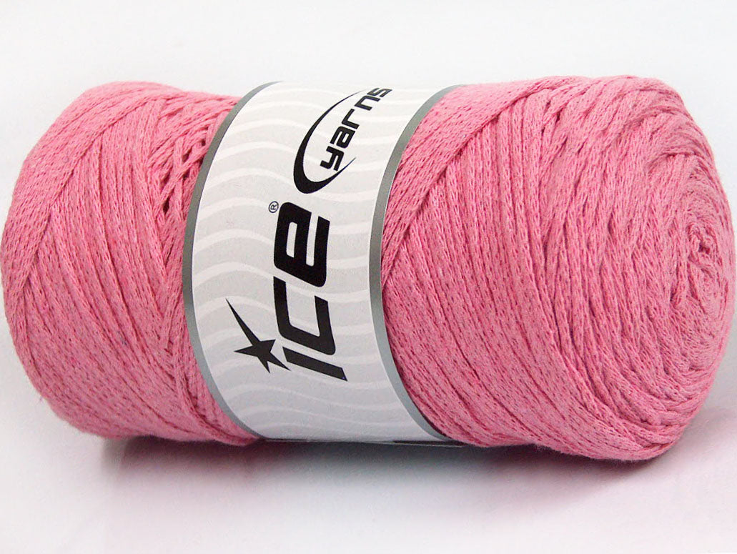 250 gr ICE YARNS MACRAME COTTON (100% Cotton) Hand Knitting Yarn Light Pink