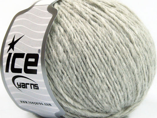 Lot of 6 Skeins ICE SALE LUXURY-PREMIUM (20% Alpaca 20% Wool) Yarn Grey