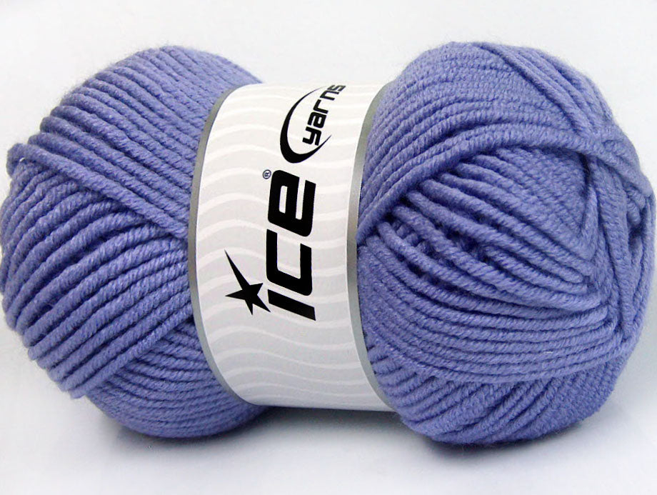 Lot of 4 x 100gr Skeins ICE LACQUER Hand Knitting Yarn Indigo Blue