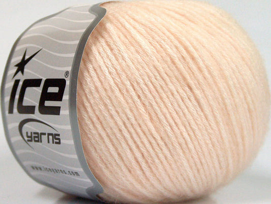 Lot of 8 Skeins Ice Yarns BAMBOO SOFTAIR (15% Bamboo) Yarn Light Salmon