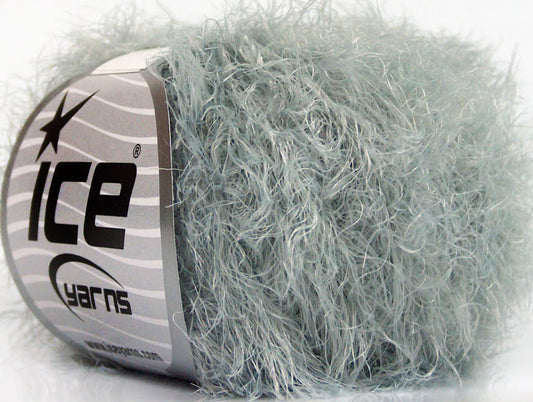 Lot of 8 Skeins Ice Yarns TECHNO Hand Knitting Yarn Light Grey