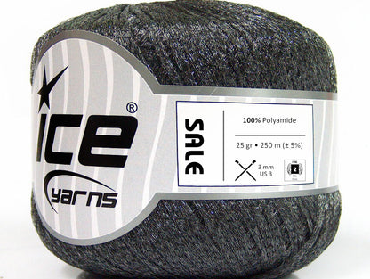 Lot of 6 Skeins Ice Yarns SALE RIBBON Hand Knitting Yarn Grey