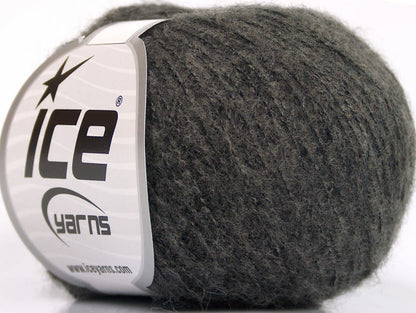 Lot of 10 Skeins Ice Yarns WOOL COMFORT SUPERFINE (34% Wool) Yarn Anthracite Black