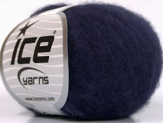 Lot of 10 Skeins ICE WOOL COMFORT SUPERFINE (34% Wool) Yarn Purple