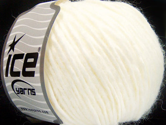 Lot of 8 Skeins Ice Yarns SALE PLAIN Hand Knitting Yarn Ecru