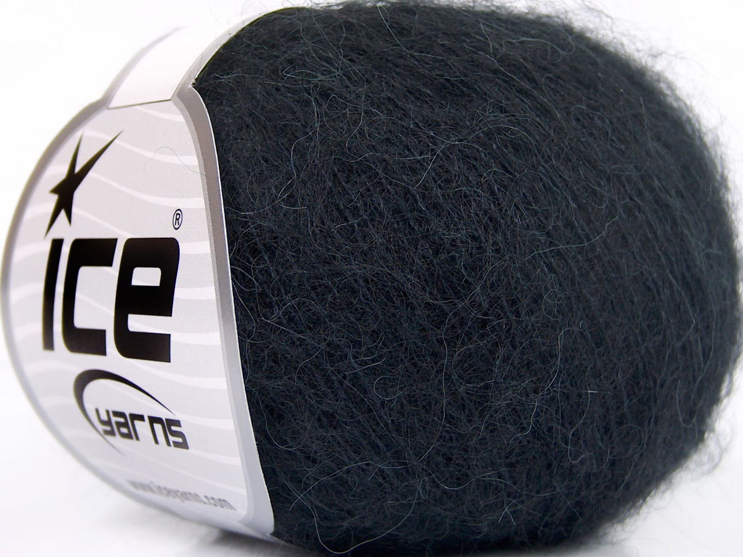 Lot of 10 Skeins Ice Yarns KID MOHAIR ALPACA SUPERFINE (40% Kid Mohair 40% Alpaca Superfine) Yarn Dark Navy