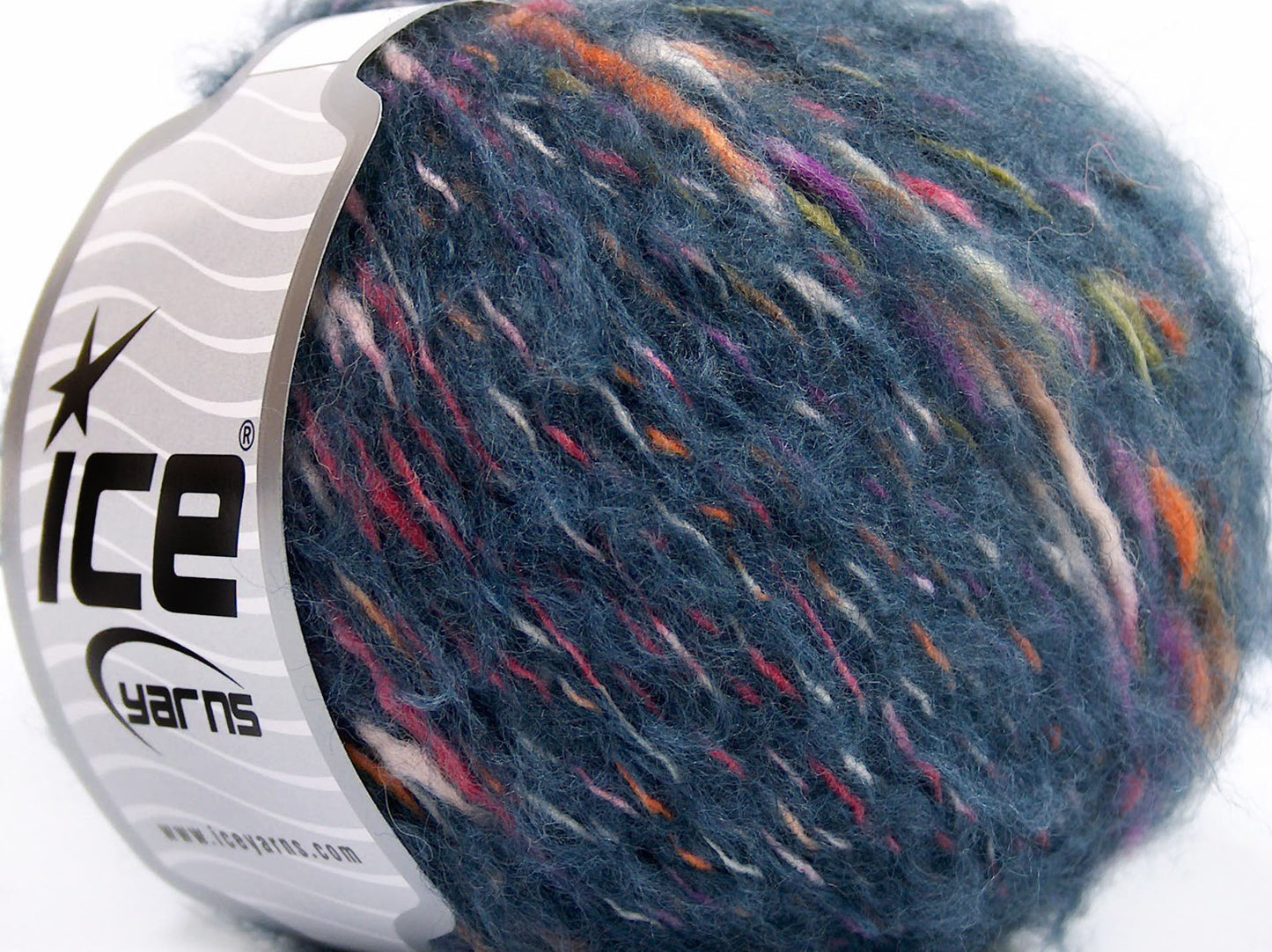 Lot of 8 Skeins Ice Yarns SALE WINTER (50% Wool) Yarn Navy Green Orange Red White