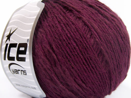 Lot of 8 Skeins Ice Yarns SALE WINTER (50% Wool) Hand Knitting Yarn Purple