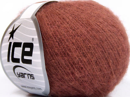 Lot of 10 Skeins Ice Yarns SUPERKID MOHAIR COMFORT (41% SuperKid Mohair 5% Merino Wool) Yarn Light Orchid