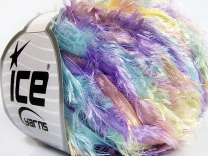 Lot of 8 Skeins Ice Yarns PERGAMON Hand Knitting Yarn Green Shades Lilac