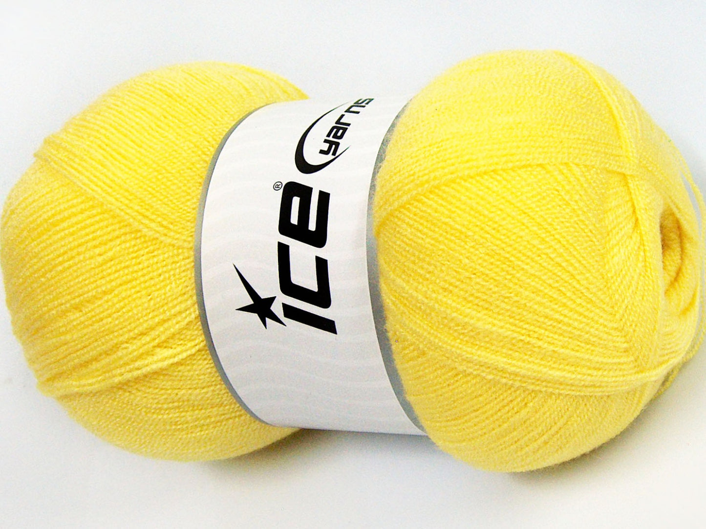 Lot of 4 x 100gr Skeins Ice Yarns KRISTAL Hand Knitting Yarn Yellow