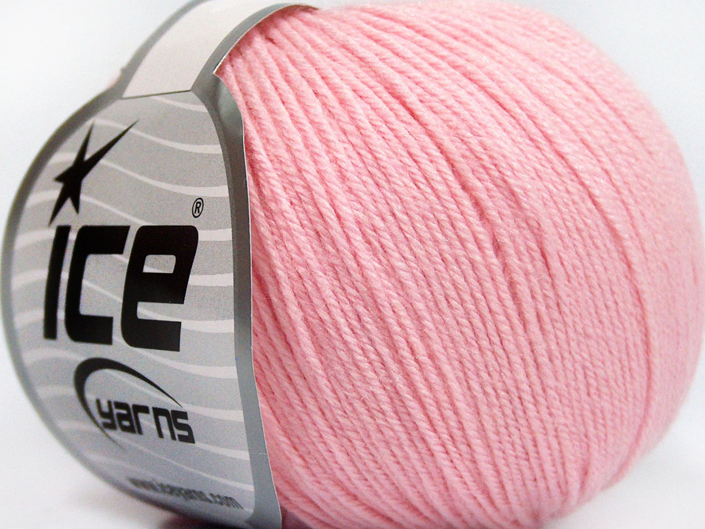 Lot of 8 Skeins Ice Yarns BABY MERINO SOFT (40% Merino Wool) Yarn Baby Pink