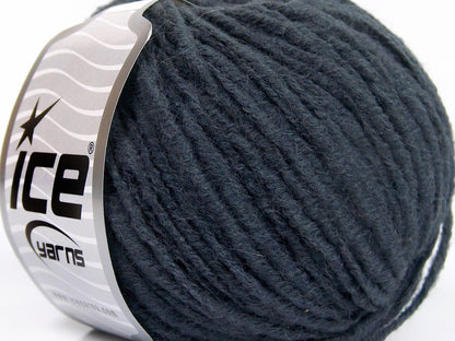 Lot of 8 Skeins Ice Yarns SALE WINTER (40% Wool 20% Cotton) Yarn Grey