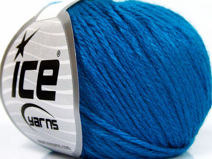 Lot of 8 Skeins Ice Yarns BABY MERINO SOFT DK (40% Merino Wool) Yarn Blue