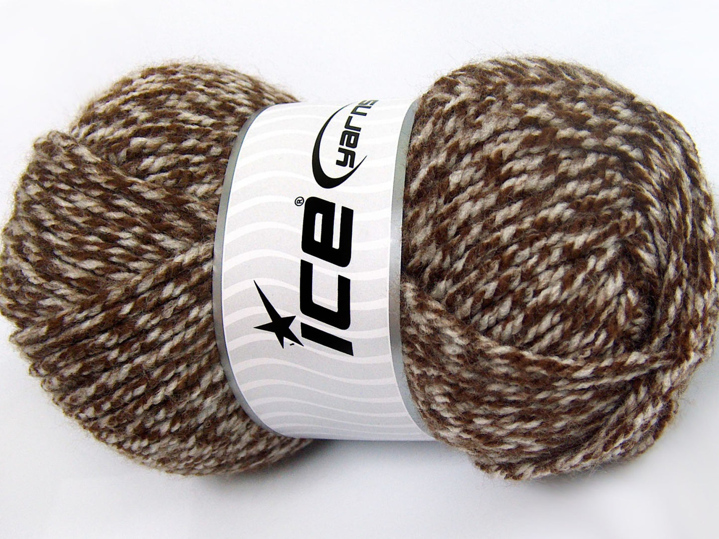 Lot of 4 x 100gr Skeins Ice Yarns Bulky ATLAS Hand Knitting Yarn Brown Shades