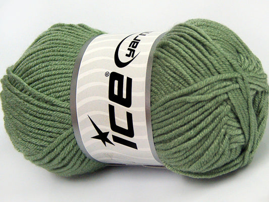 Lot of 8 Skeins Ice Yarns ELITE BABY Hand Knitting Yarn Light Khaki