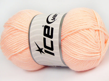 Lot of 8 Skeins Ice Yarns ELITE BABY Hand Knitting Yarn Light Salmon