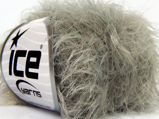 Lot of 8 Skeins Ice Yarns TECHNO Hand Knitting Yarn Light Grey