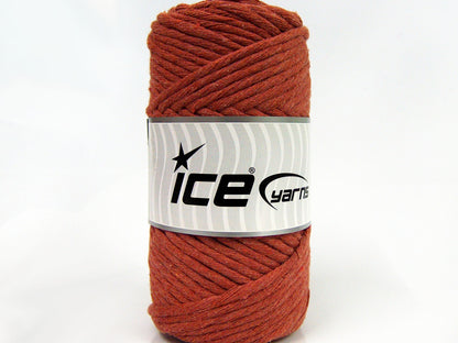 250 gr ICE YARNS NATURAL COTTON JUMBO (100% Cotton) Yarn Light Copper