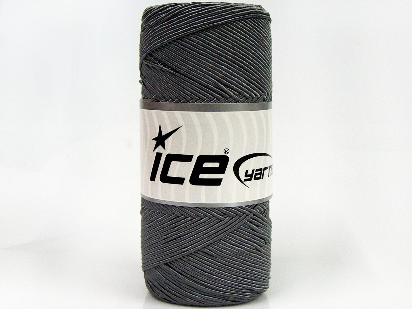 Lot of 2 x 200gr Skeins Ice Yarns SHINY COTTON (30% Cotton) Yarn Grey