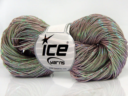 Lot of 3 x 100gr Skeins Ice Yarns HAND PAINTED COTTON (40% Cotton) Yarn Pink