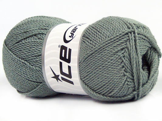 Lot of 4 x 100gr Skeins Ice Yarns WAYUU Hand Knitting Yarn Light Grey