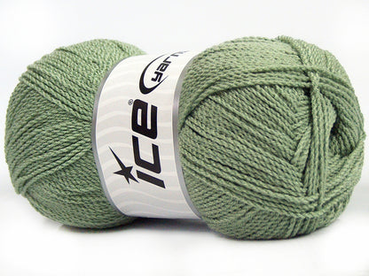 Lot of 4 x 100gr Skeins Ice Yarns WAYUU Hand Knitting Yarn Water Green