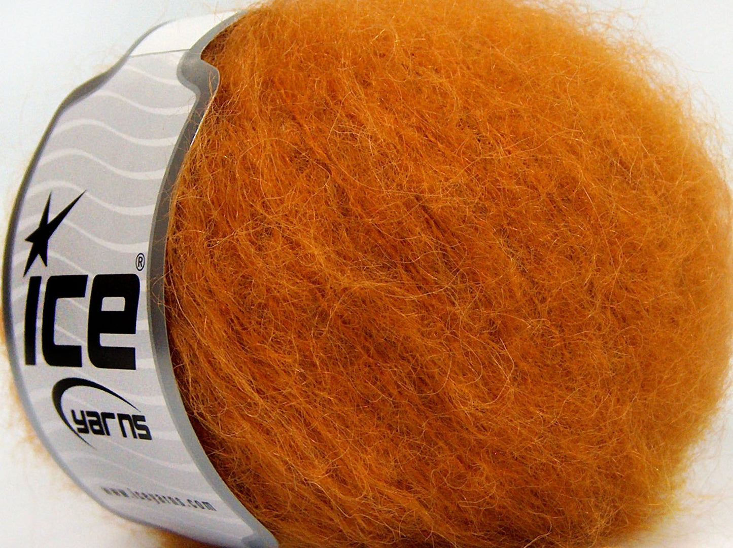 Lot of 8 Skeins Ice Yarns KID MOHAIR ALPACA LIGHT (41% Alpaca Superfine 41% Kid Mohair) Yarn Gold