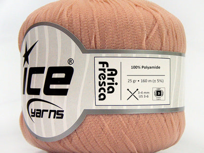 Lot of 6 Skeins Ice Yarns ARIA FRESCA Hand Knitting Yarn Light Pink