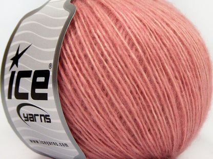 Lot of 8 Skeins Ice Yarns LEONARDO Hand Knitting Yarn Pink