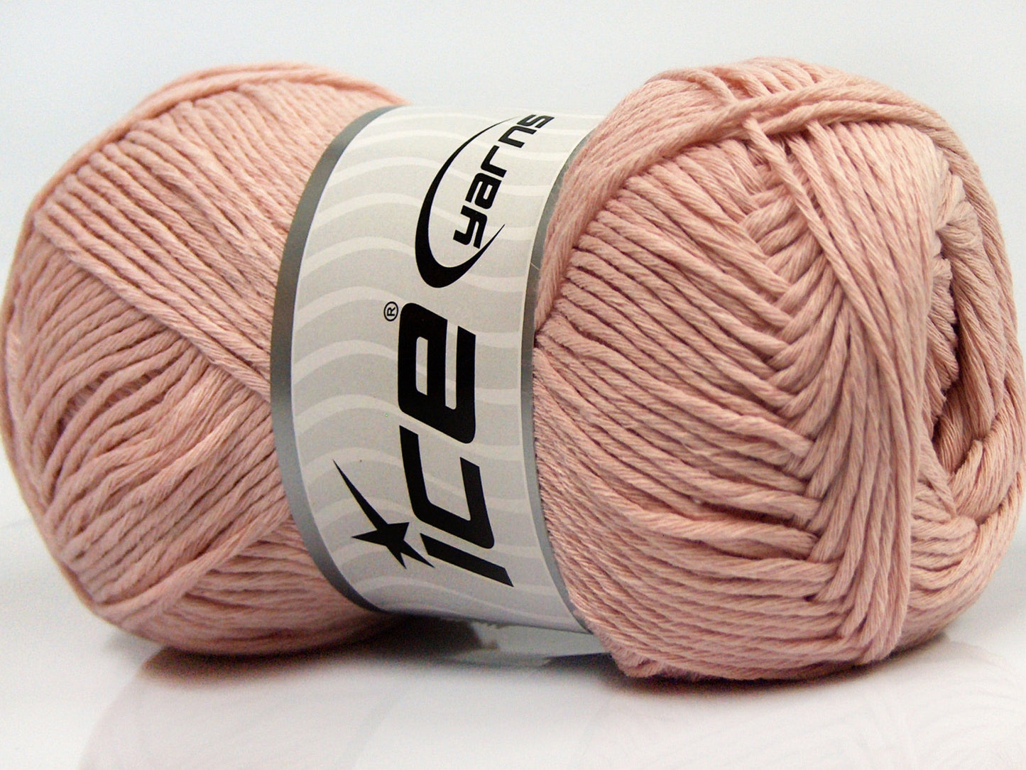 Lot of 4 x 100gr Skeins Ice Yarns NATURAL COTTON (100% Cotton) Yarn Powder Pink