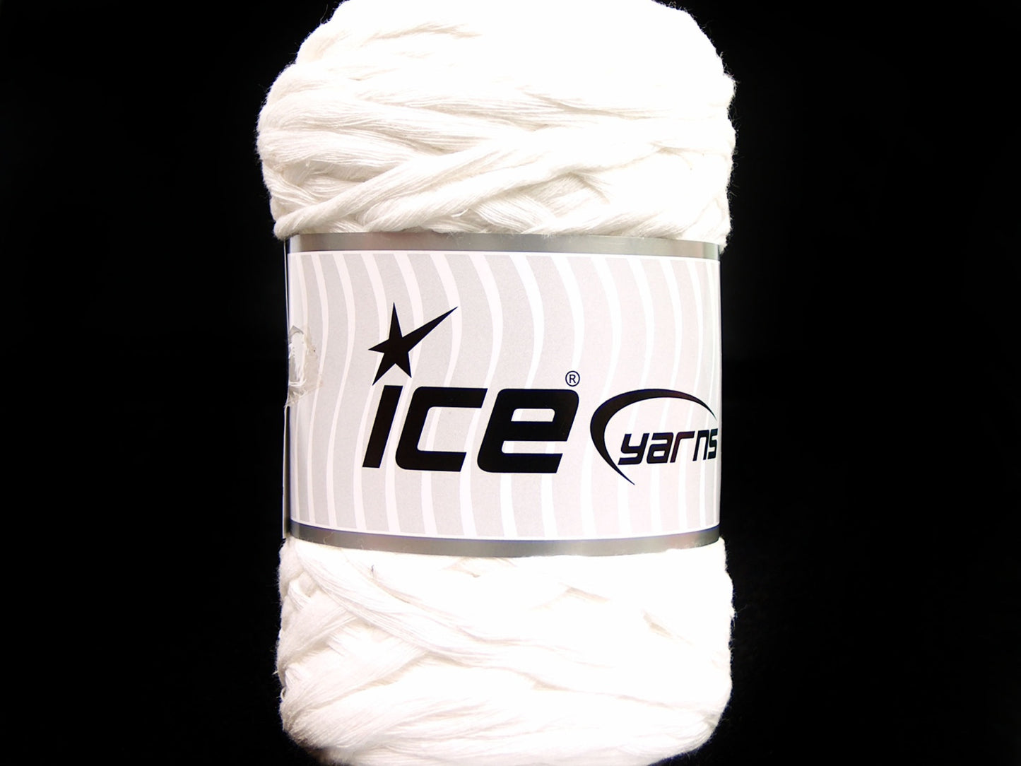 Lot of 2 x 200gr Skeins Ice Yarns NATURAL COTTON CHUNKY (100% Cotton) Yarn White