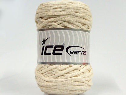 Lot of 2 x 200gr Skeins Ice Yarns NATURAL COTTON CHUNKY (100% Cotton) Yarn Ecru
