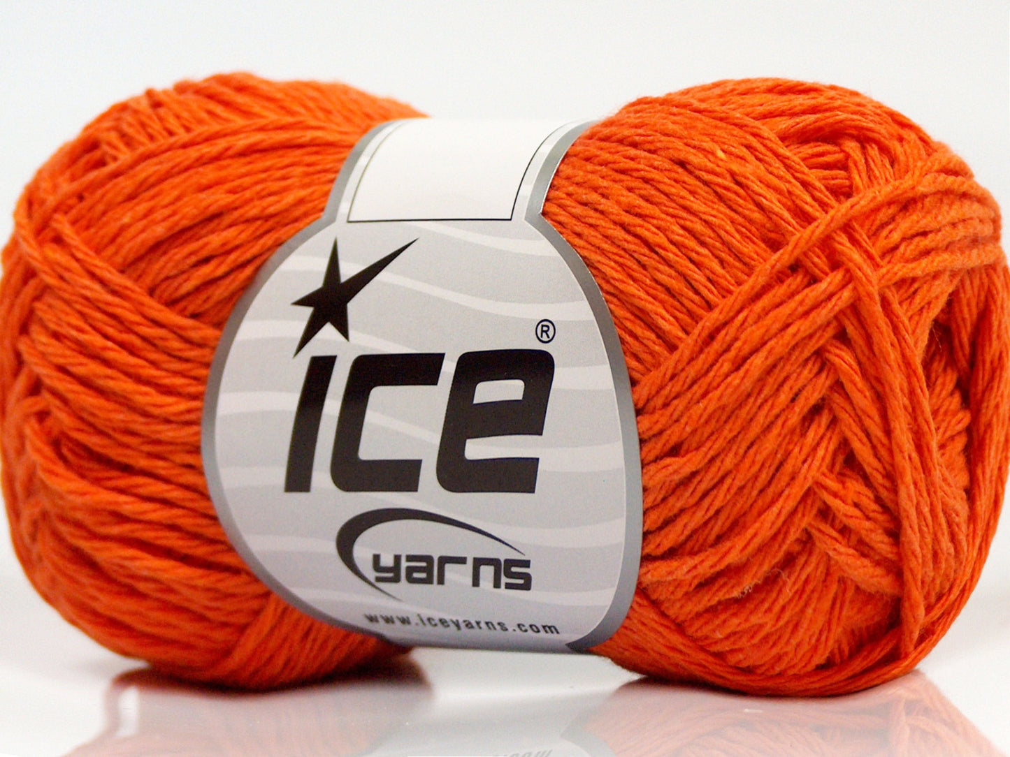 Lot of 8 Skeins Ice Yarns SALE SUMMER (50% Cotton) Hand Knitting Yarn Orange