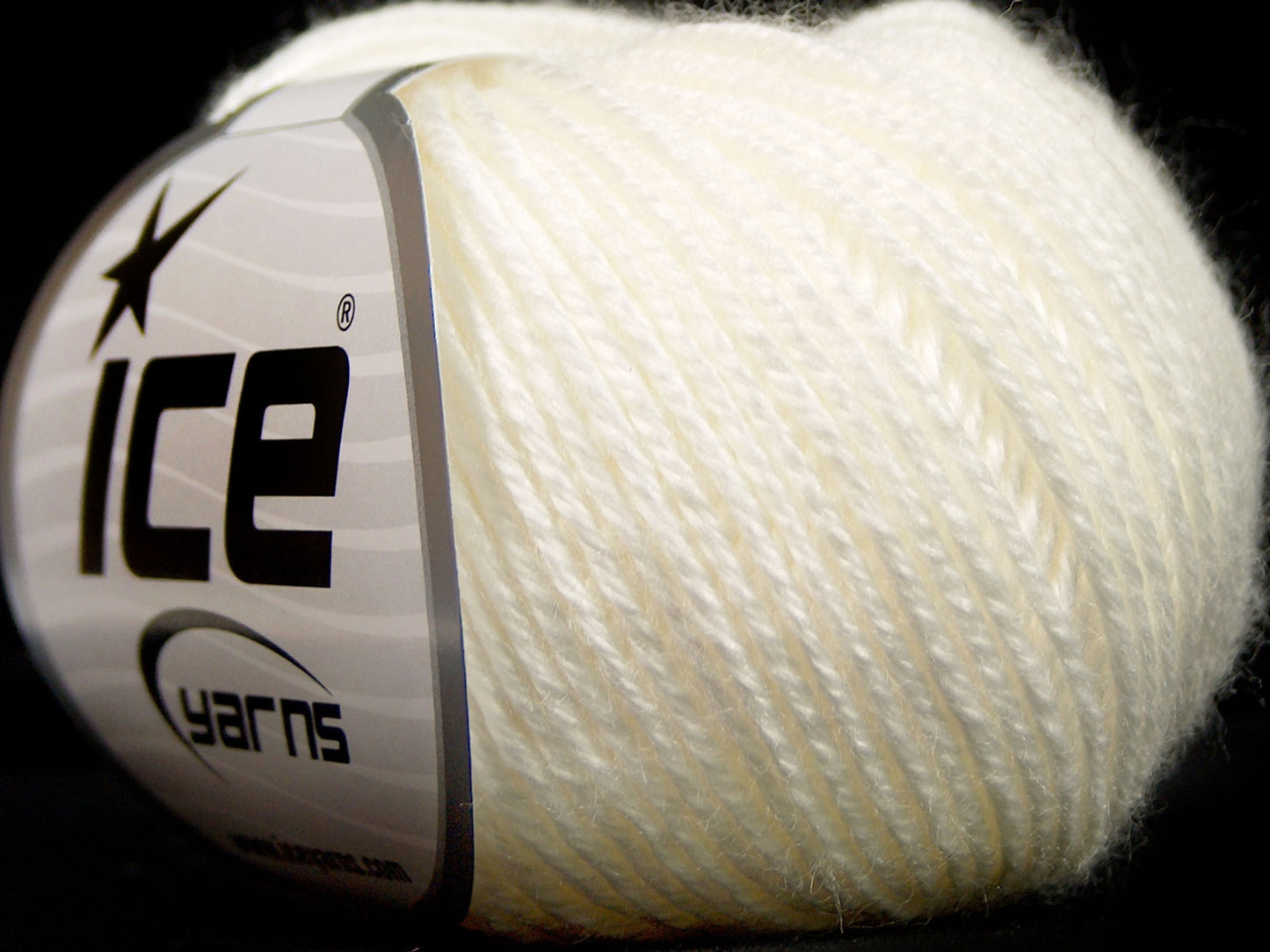 Lot of 8 Skeins Ice Yarns SALE PLAIN Hand Knitting Yarn Ecru