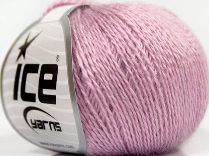 Lot of 8 Skeins Ice Yarns SALE PLAIN Hand Knitting Yarn Light Pink