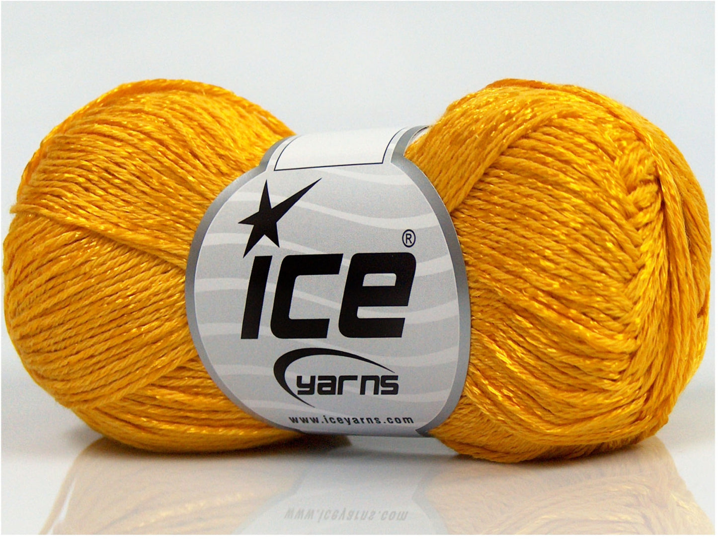 Lot of 8 Skeins Ice Yarns SUMMER FINE (67% Cotton 33% Viscose) Yarn Gold