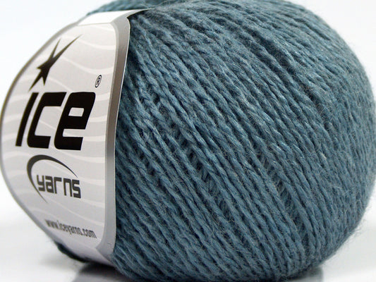Lot of 8 Skeins Ice Yarns SALE WINTER (50% Wool) Hand Knitting Yarn Indigo Blue