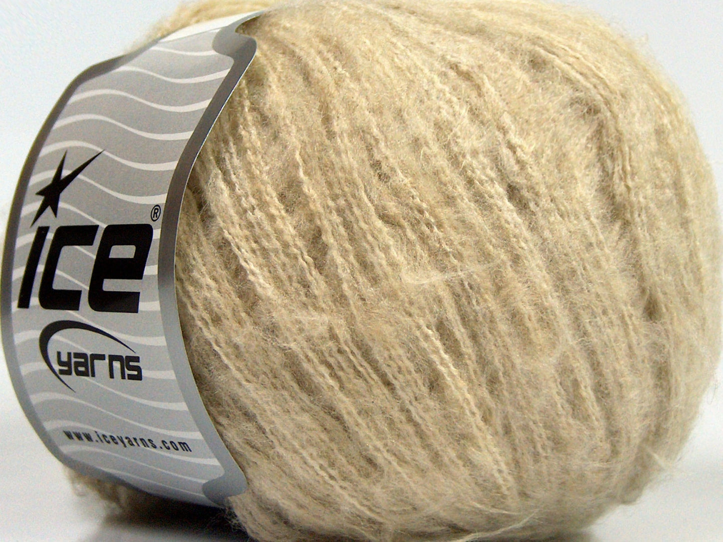 Lot of 8 Skeins Ice Yarns SALE WINTER (30% Wool) Hand Knitting Yarn Light Camel