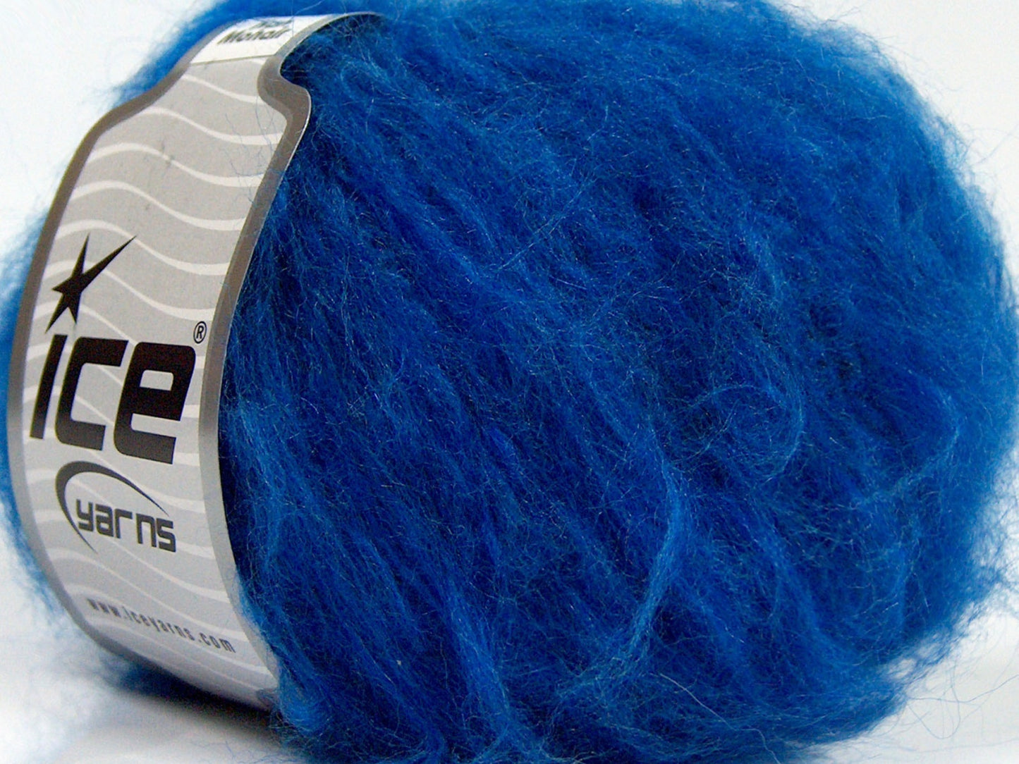Lot of 8 Skeins Ice Yarns KAN MOHAIR (20% Mohair 25% Wool) Yarn Saxe Blue