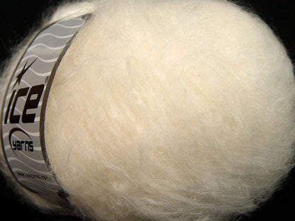 Lot of 8 Skeins Ice Yarns SALE WINTER Hand Knitting Yarn Cream