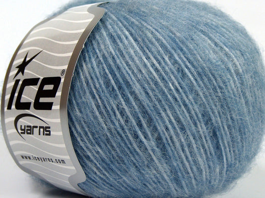 Lot of 8 Skeins Ice Yarns SALE LUXURY-PREMIUM (15% Alpaca 15% Wool) Yarn Blue Shades