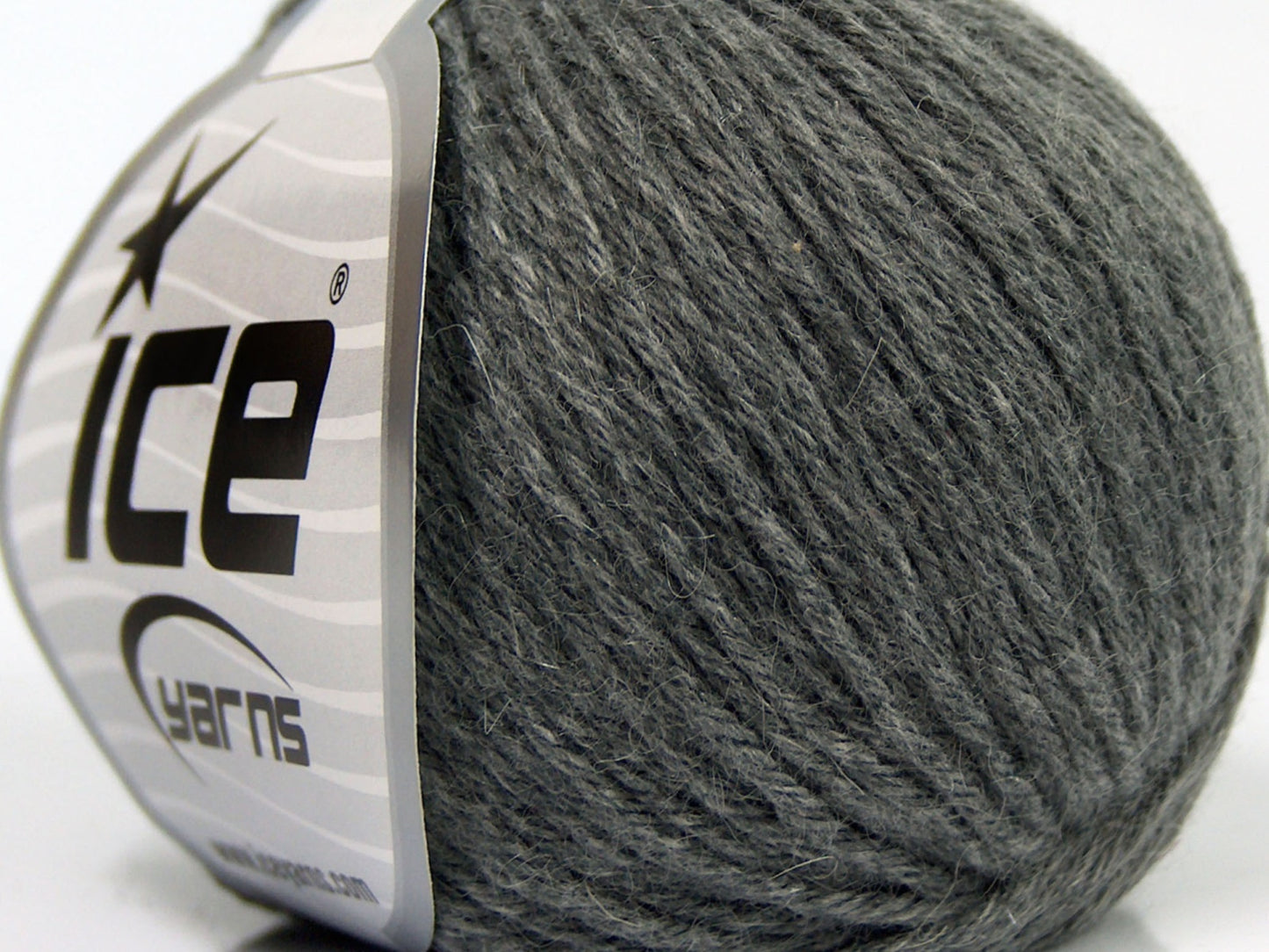 Lot of 8 Skeins Ice Yarns MILANO DK (10% Baby Alpaca 15% Kid Mohair) Yarn Grey