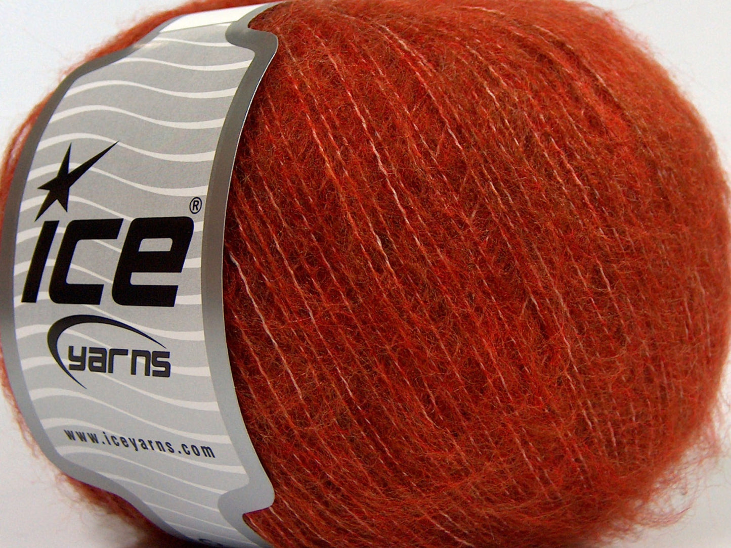 Lot of 8 Skeins Ice Yarns FLUFFY WOOL SUPERFINE (20% Wool 3% Elastan) Yarn Dark Gold