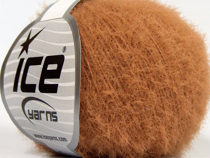 Lot of 8 Skeins Ice Yarns TECHNO FINE Hand Knitting Yarn Camel