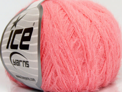Lot of 8 Skeins Ice Yarns TECHNO FINE Hand Knitting Yarn Candy Pink