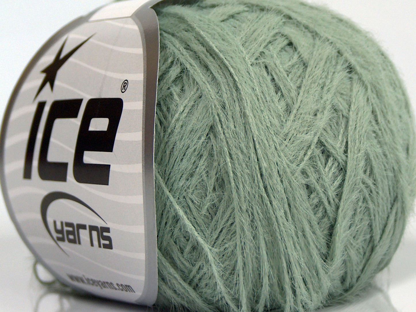 Lot of 8 Skeins Ice Yarns TECHNO FINE Hand Knitting Yarn Mint Green