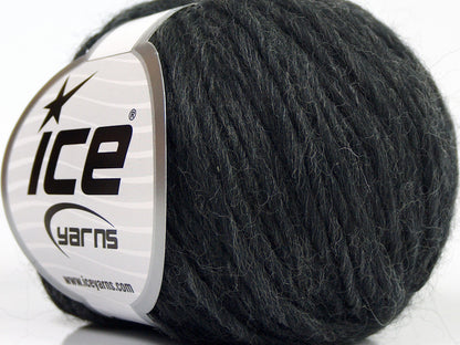 Lot of 8 Skeins Ice Yarns PURE WOOL CHUNKY (100% Wool) Hand Knitting Yarn Black