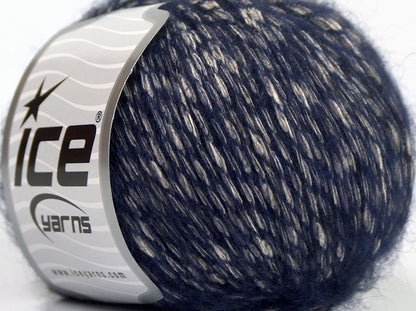 Lot of 8 Skeins Ice Yarns ALPACOT (13% Alpaca 15% Wool) Yarn Navy