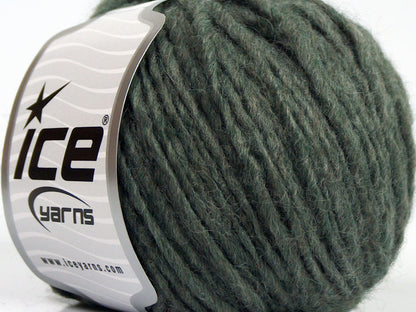 Lot of 8 Skeins Ice Yarns ETNO ALPACA (25% Alpaca 50% Merino Wool) Yarn Light Water Green